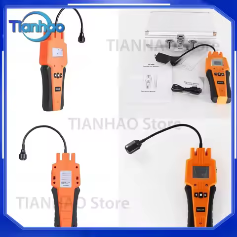 Portable Hydrogen Gas Detector with Audible Visual and Vibration Alarm for K-300 Digital H2 Leak Ana