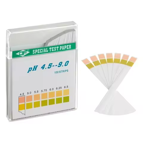 100pcs/pack PH Value Test Strip 4.5-9.0 PH Alkaline Acid Indicator Paper Water Saliva Litmus Testing
