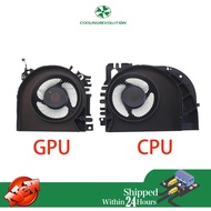 Laptop CPU CPU Cooling Fan MG75090V1-1C120-S9A -1C110-S9A ND75C54 19L07 ND75C53 19L06 For HP ZBook F