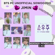 Bts SOWOOZOO MUSTER JIMIN PHOTOCARD UNOFFICIAL TELON Pc