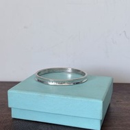 Tiffany classic vintage 925 silver 1837 bangle bracelet 經典中古復古純銀圓圈手鐲手鈪手鏈手環#V404