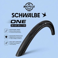 SCHWALBE ONE (28-451) 20x11/8 WIRED TIRE BICYCLE TIRE