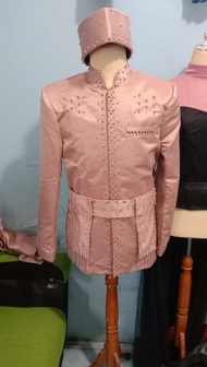 JAS PENGANTIN SUNDA 1SET.  JAS  CLANA PECI