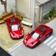 King Model 1/64 New Version Ferrari Enzo Car Model Simulation Small Scale Alloy Car Model Children B