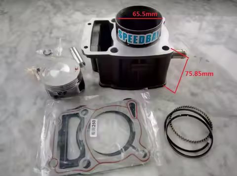 65.5MM 250CM3 YX CG 250 Water Cooled Cooling Motorcycle Cylinder Kits With Piston And 15MM Pin