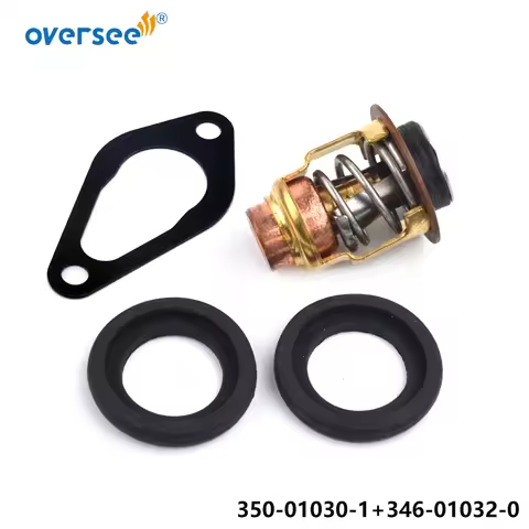 350-01030-1 Outboard Thermostat with Gasket 346-01032-0 for Nissan Tohatsu M15D2 M18E2 M8B M9.8B M9.