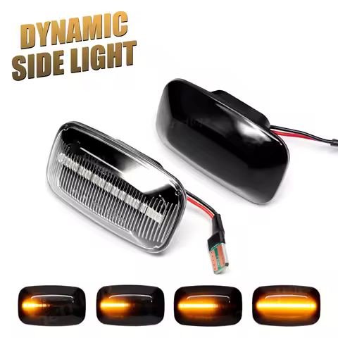 Dynamic LED Side Marker Light For Toyota Land Cruiser Prado 70/80/100 Series FJ Cruiser Hilux Turn S