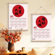 2024 Dragon Year Calendar Wall Decoration Wooden Calendar  Text Pendant