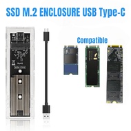 SSD To USB External Enclosure SATA M.2 NGFF NVME USB Type C Casing - M.2 Enclosure
