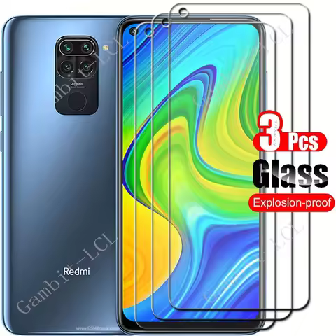 1-3PCS Tempered Glass For Xiaomi Redmi Note 9 4G Protective Film ON RedmiNote9 Note9 M2003J15SS 6.53