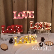 （New Product81） [ Goodmarket ] 2022 INS Valentine's Day LED Neon Lights LOVE Light Wedding Decoration Gift Bride To Party Decor Supplies Sign