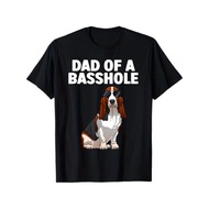 Cool Basset Hound Design For Men Dad Dog Basset Hound Lovers T-Shirt