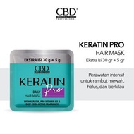 CBD Professional Keratin Pro Daily Use Hair Mask (Masker Rambut) 35gr