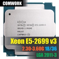 ซีพียู Intel XEON E5 2699 V3 LGA 2011-3 CPU PROCESSOR X99 C612 WORKSTATION SERVER DELL HP COMWORK