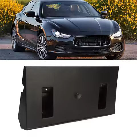 For Maserati Ghibli 14-17 Front Licence Plate Frame 670025268-ABQF