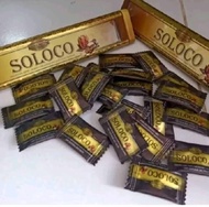 Solocco Original 100% Permen Coklat 1 Kaleng 12 Pcs Asli Permen Solocco