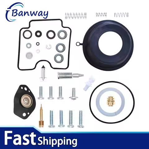 Carburetor Rebuild Repair Kit For Mikuni Carb Can-Am DS 650 2000-2007 ATV Carb Overhaul Set Replace 