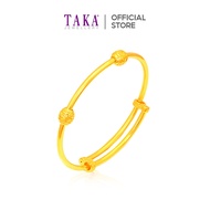 TAKA Jewellery 916 Gold Baby Bangle