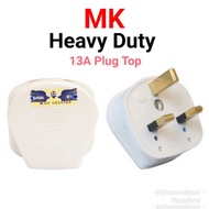 MK Heavy Duty 13A Safety Plug Top