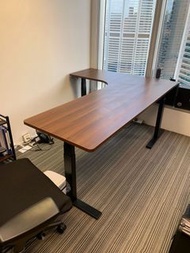 【KZCHAI R】轉角桌 L形升降枱  訂造 升降書枱 書桌 辦公枱 辦公桌 standingdesk   OFFICE TABLE  升降枱 工 作桌 電動升降枱 電動升降桌  adjustabl