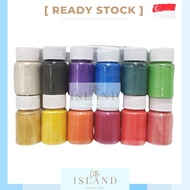READY STOCK Mica Powder 12pcs Color Pearl Pigment Pearlescent Mica Powder Epoxy Resin