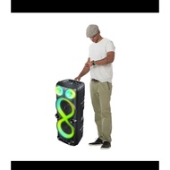 ZQS-8238 Wireless Speaker Portable Rechargeable Bluetooth RGB Lights Outdoor Party Speaker 2 Free Wi