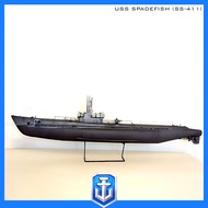 Ussss SPADEFISH Military Submarine Paper Model