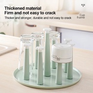Value Choice  Rack Dust-proof Glass Cup Drainer Holder Stand Detachable Bottle Dish Drying ShelfStorage Tray Kitchen Sup