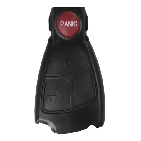 2/3/4 Button Car Key Case ABS Black Remote Key Shell Car Key Shell for Mercedes Benz C B E Class W20