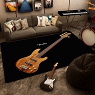 Decorative Vintage Rock Guitar Rug Fender Mat Home Band Decoration Sound Absorbing Floor Carpet q98