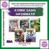 Komik Sains Informatif Kembara ke Dunia Burung Serangga Hidupan Laut Tumbuh-tumbuhan & Kulat Tubuh B