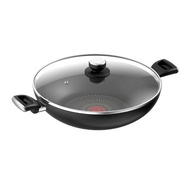 Tefal Unlimited Black IH Chinese Wok, 36cm w/lid