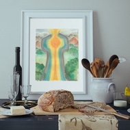 作者作品：水彩畫和粉彩畫，藝術。家居裝飾、手工禮品