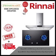 Rinnai RH-C249-SSR Chimney Hood + Rinnai RB-92G 2 Burner Built-in Hob *BUNDLE DEAL - FREE DELIVERY