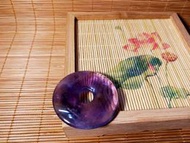 紫水晶平安扣 40mm (加$30配頸繩) #34