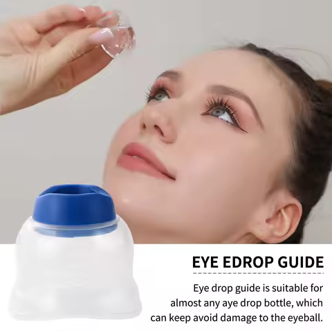 Reusable Eye Drop Helper Easy to Use Eye Dropper Tool For Clean Precise Eye Drop Application Fits Mo