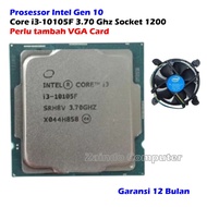 INTEL CORE I3 10105F 3.70 GHZ SOCKET 1200 - INTEL CORE I3 - 10105F PROCESSOR UP TO 3.70 GHZ LGA 1200
