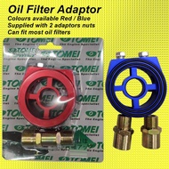 Oil Filter adaptor, Sandwich adapter, Oil Temperature,Pressure Sensor, +Oil Cooler Adapter