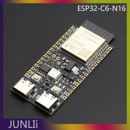 JUNLIi ESP32-C6 16MB Flash ESP32 WiFi+Bluetooth Internet Of Things ESP Development Board Core Board
