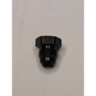 Cap Lock Hose fitting aluminum adapter Black Color AN4, AN6, AN8, AN10