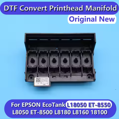 DTF EcoTank L18050 ET8550 XP600 Printhead Manifold Adaptor Print Head Converter Use Damper For Epson