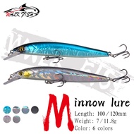 WALK FISH Minnow Fishing Lures Floating Hard Bait (1 Pc x 7g/11.8g)