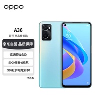 OPPO A36 6+128GB 晴川蓝 高通骁龙680 5000mAh长续航 90Hz炫彩屏 大内存游戏拍照手机oppoa36