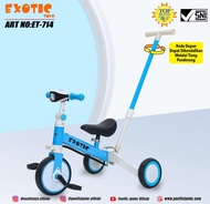 BALANCE BIKE SEPEDA RODA 3 ANAK EXOTIC ET 5511 3 IN 1 PUSH BIKE / 2103 /  t20-5 //  T20-7 // at 7906