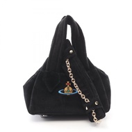 【二手】薇薇安·Vivienne Westwood(Vivienne Westwood) ARCHIVE YASMINE MINI 手提包，Orb 設計，47030007WW00ZLN401，黑色織物