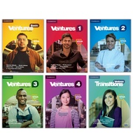 Book - Ventures 3rd Edition - Level Basic,1,2,3,4 - laser print with free audio file