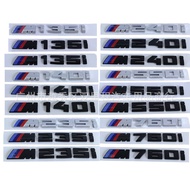 For BMW M135i M140i M235i M240i M550i M760i logo Tricolor M performance emblem rear trunk badge New 