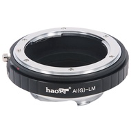 [ Used Camera  lens  ] Haoge Lens Mount Adapter for Nikon Nikkor F AI/AIS/G/D lenses for Leica M LM 