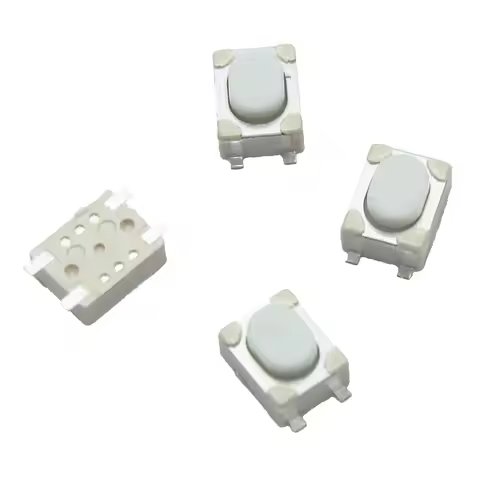 100PCS/LOT 3*4*2.5mm SMD Tact Switch 4 Pin Touch Micro Switch Push Button Switches 3x4x2.5H White Bu
