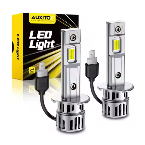 AUXITO 2Pcs H1 LED Headlight Bulb H1 LED Canbus Nonpolarity for Skoda Ford Focus Fiesta H1 LED Lamp 